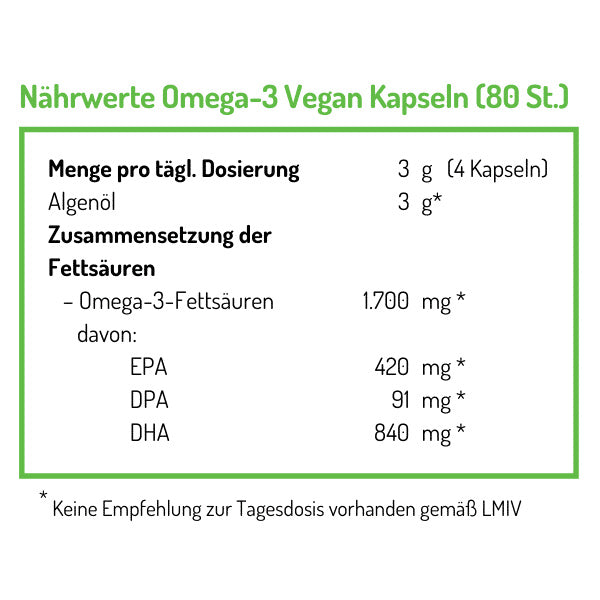 Omega-3 Vegan Kapseln