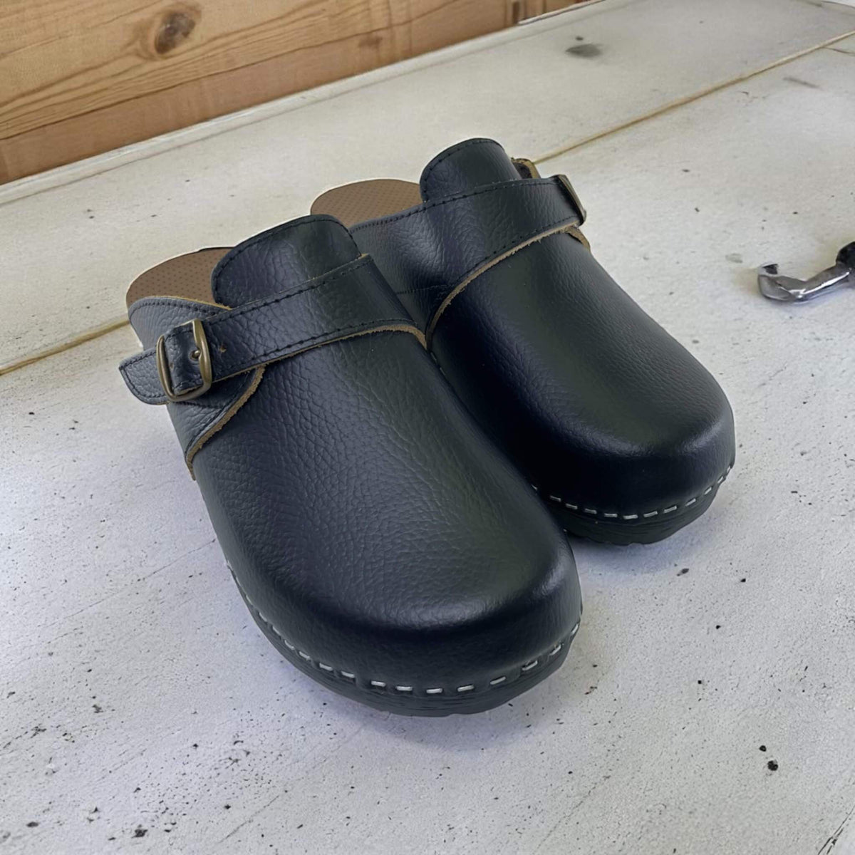 PU-Clogs Work black