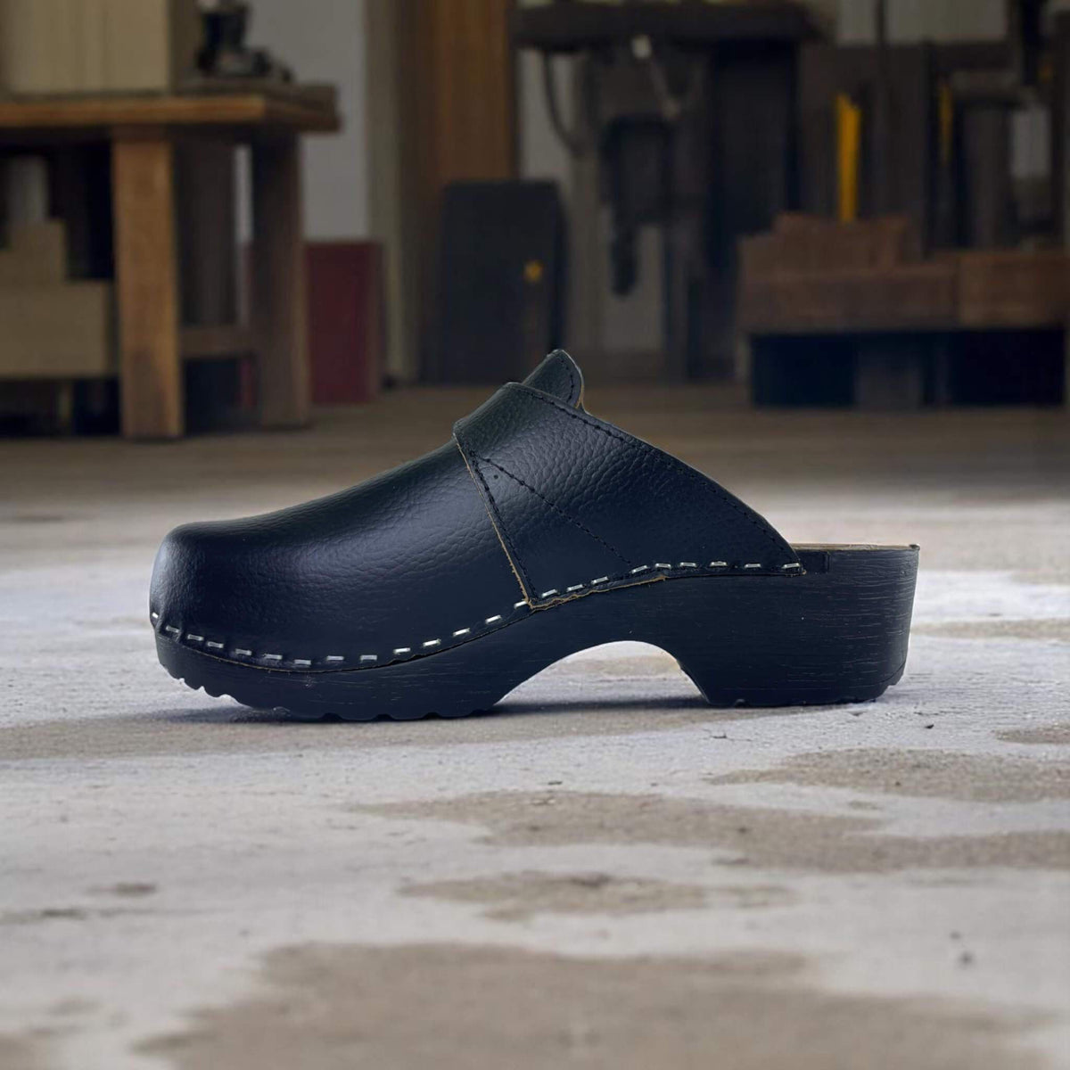 PU-Clogs Work black